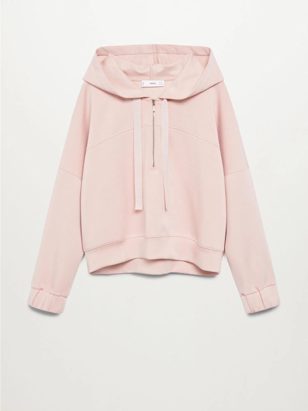 MANGO Cropped Sweatshirt Hoodie